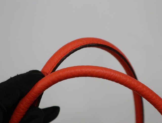 Hermes HERMES Garden Party 36 PM Tote Bag Negonda Toile Military Navy Orange X