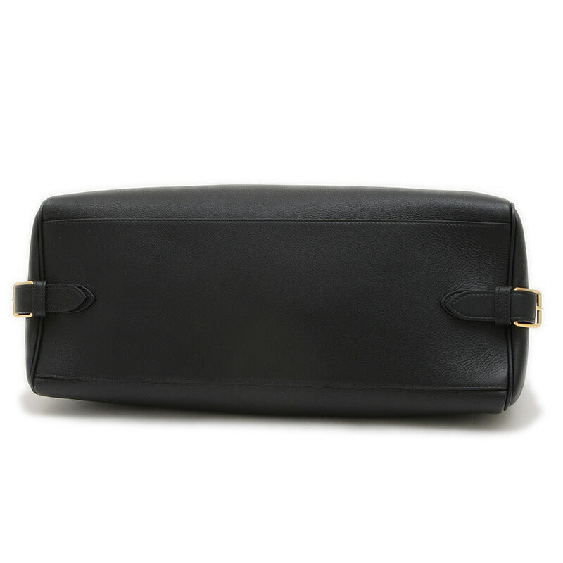 Celine Medium Apollinine 2WAY Bag Leather Black 114963 [Used] BP [Free