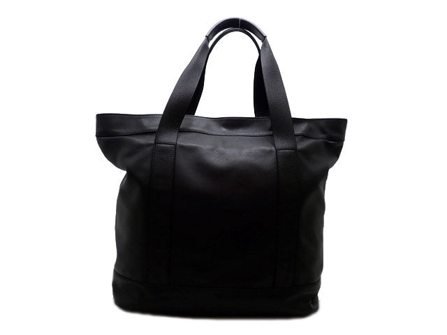 Balenciaga Navy Leather Tote Bag 374767 [Used] Rank B