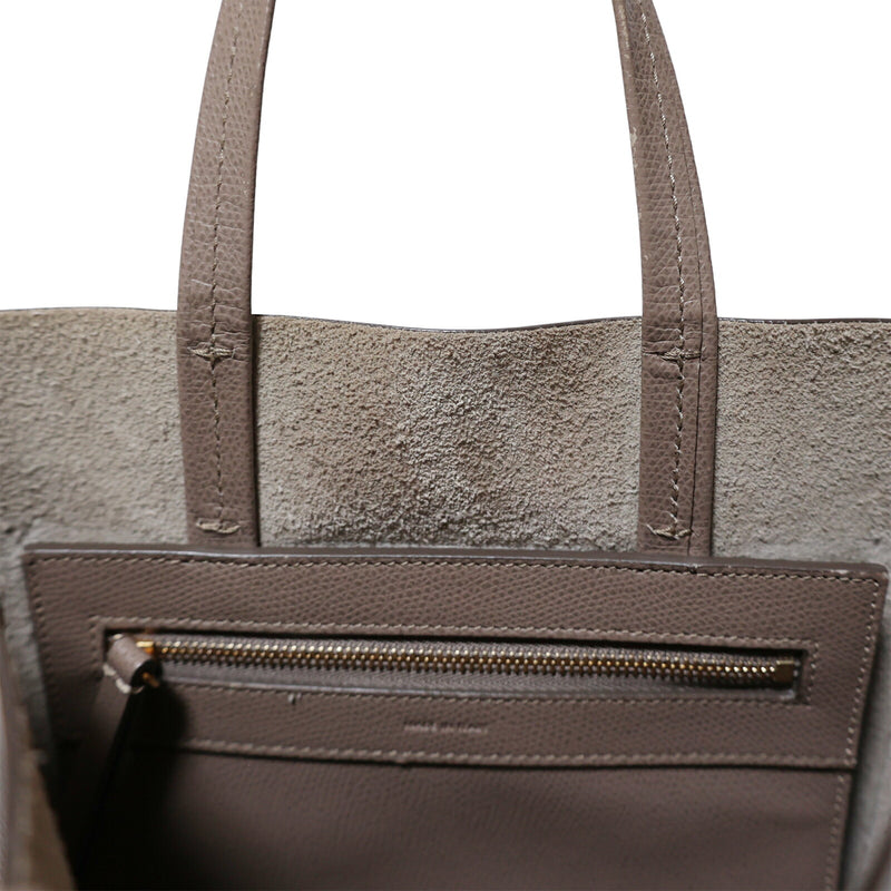CELINE Vertical Hippa Small 2way 189813XBA Beige Women's Shoulder Bag