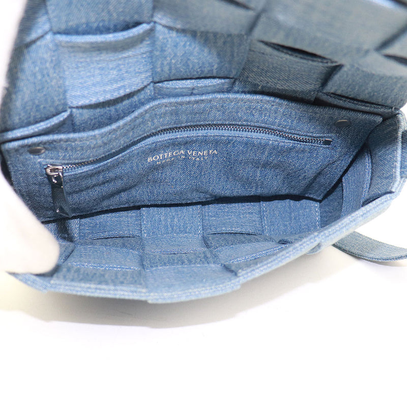 [Good condition] Bottega VENETA Cassette Denim Shoulder Bag Blue Crossbody