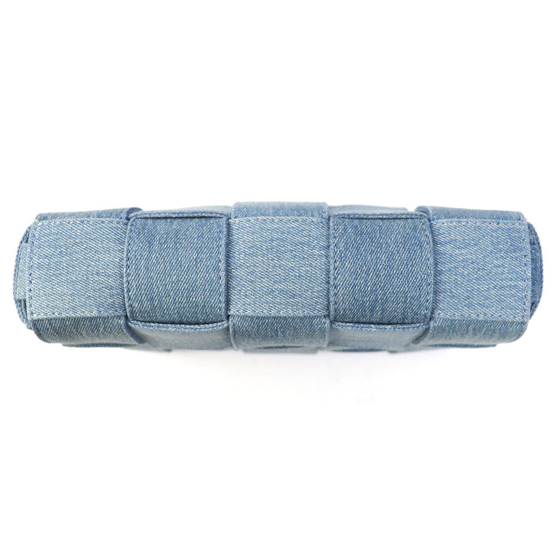 [Good condition] Bottega VENETA Cassette Denim Shoulder Bag Blue Crossbody