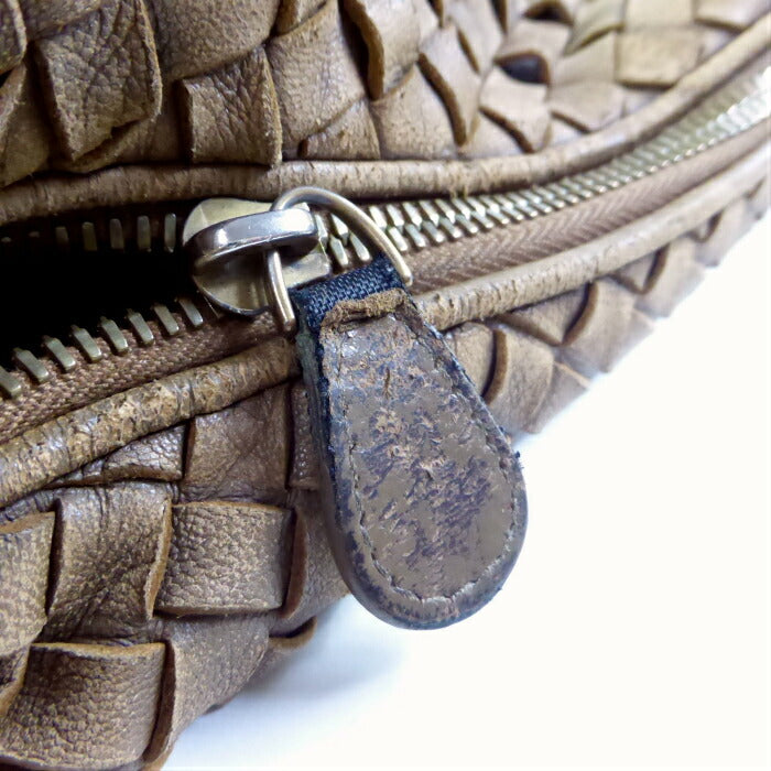 BOTTEGA VENETA Intrecciato Hobo Medium One Shoulder Bag 181347 Light Brown