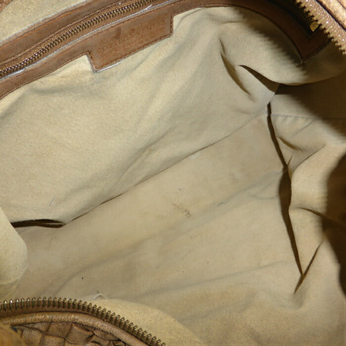 BOTTEGA VENETA Intrecciato Hobo Medium One Shoulder Bag 181347 Light Brown