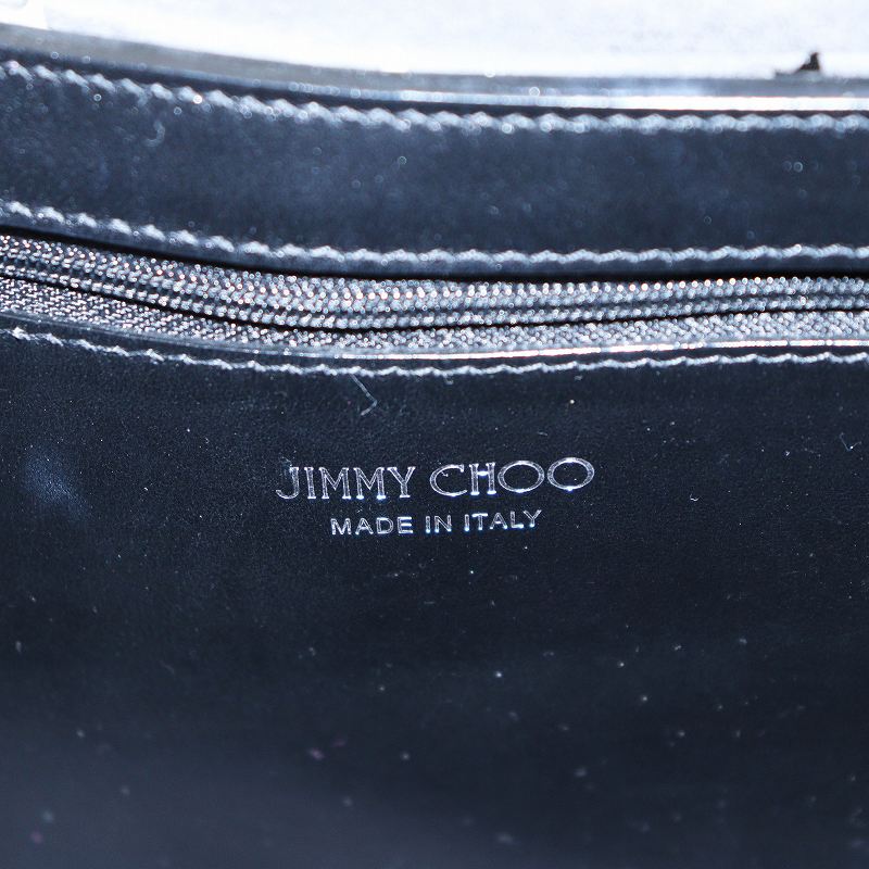 Jimmy Choo JIMMY CHOO Sofia S Tote Bag Handbag Star Star Punched Leather Black