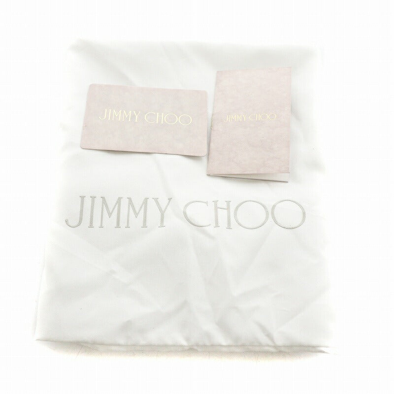 Jimmy Choo JIMMY CHOO Sofia S Tote Bag Handbag Star Star Punched Leather Black
