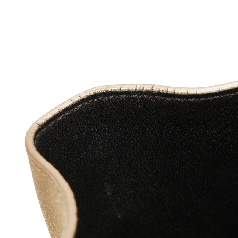 Celine Luggage Mini Shopper Handbag Beige Khaki Black Canvas Suede Leather