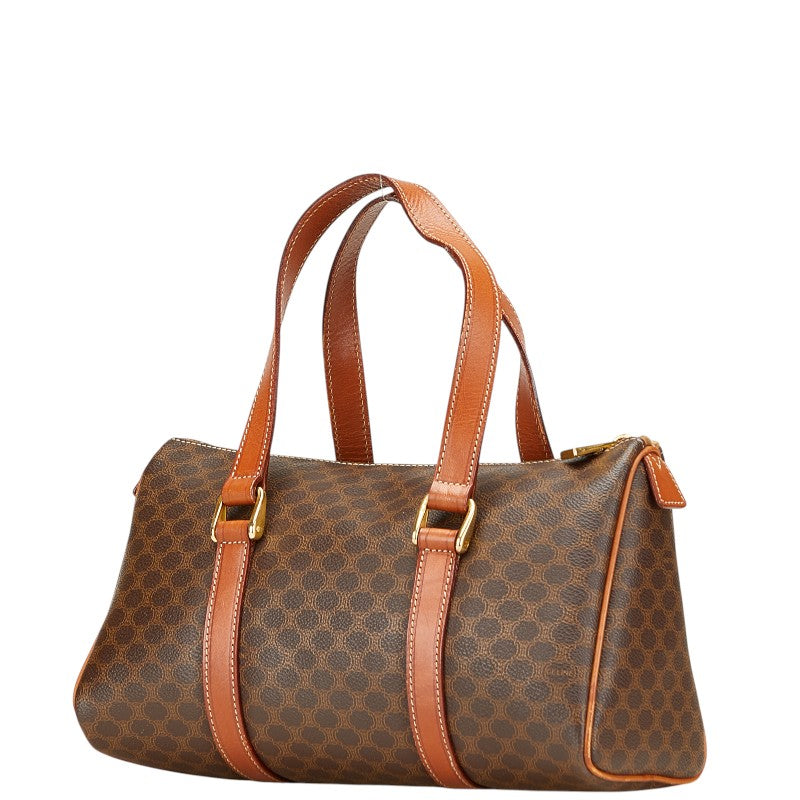 Celine Macadam Handbag Brown PVC Leather Women's CELINE [Used]