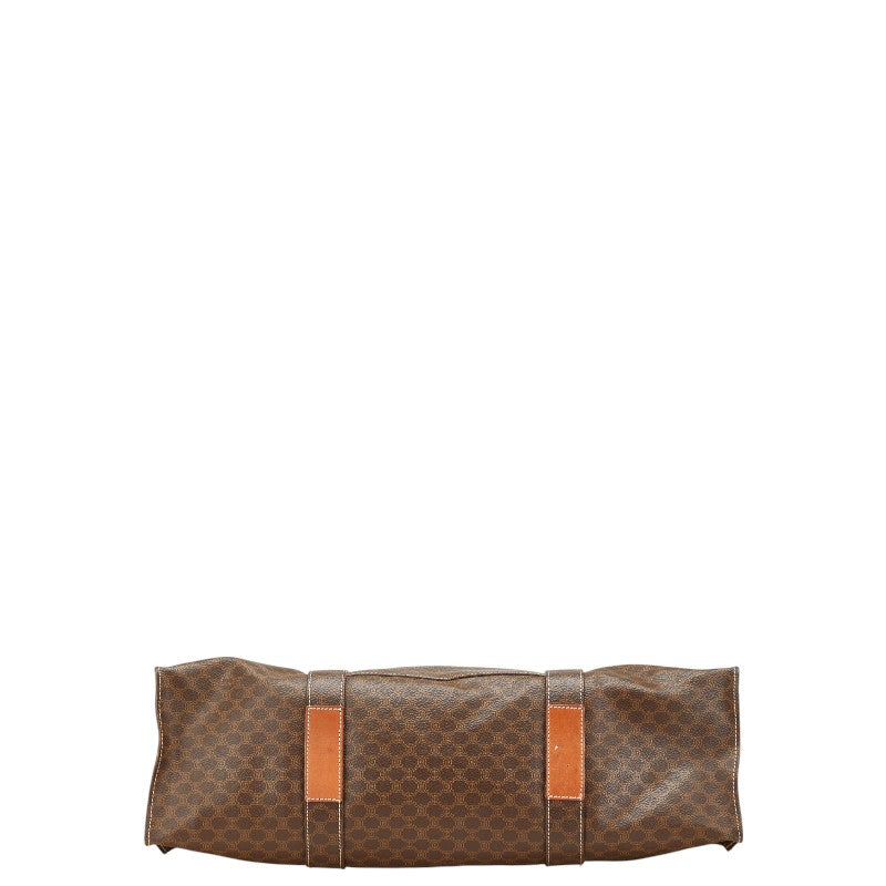 Celine Macadam Tote Bag Brown PVC Leather Women's CELINE [Used]