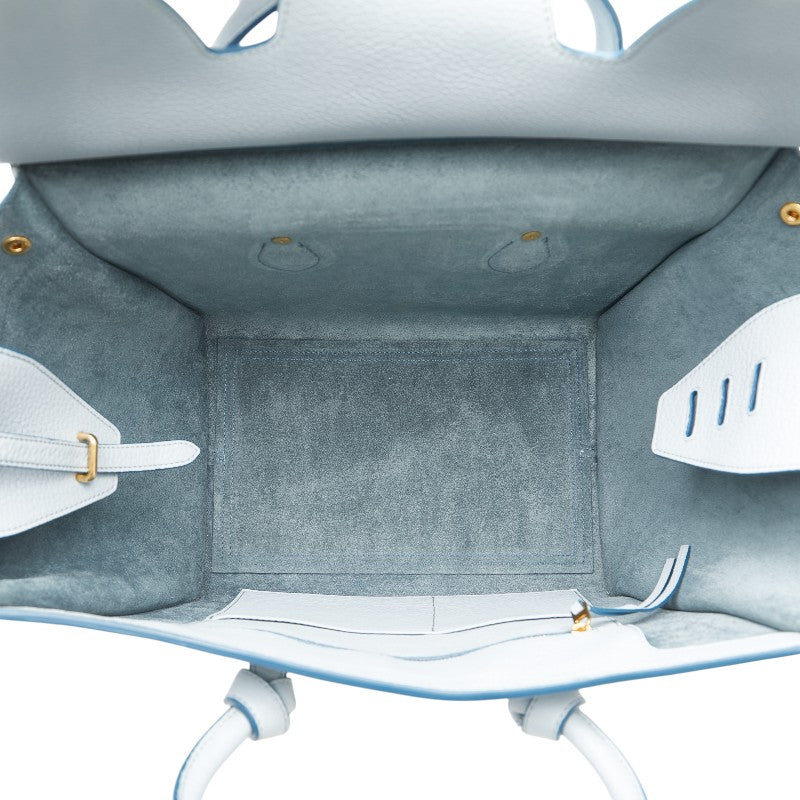 Celine Thai Bag Handbag Light Blue Leather Women's CELINE [Used]