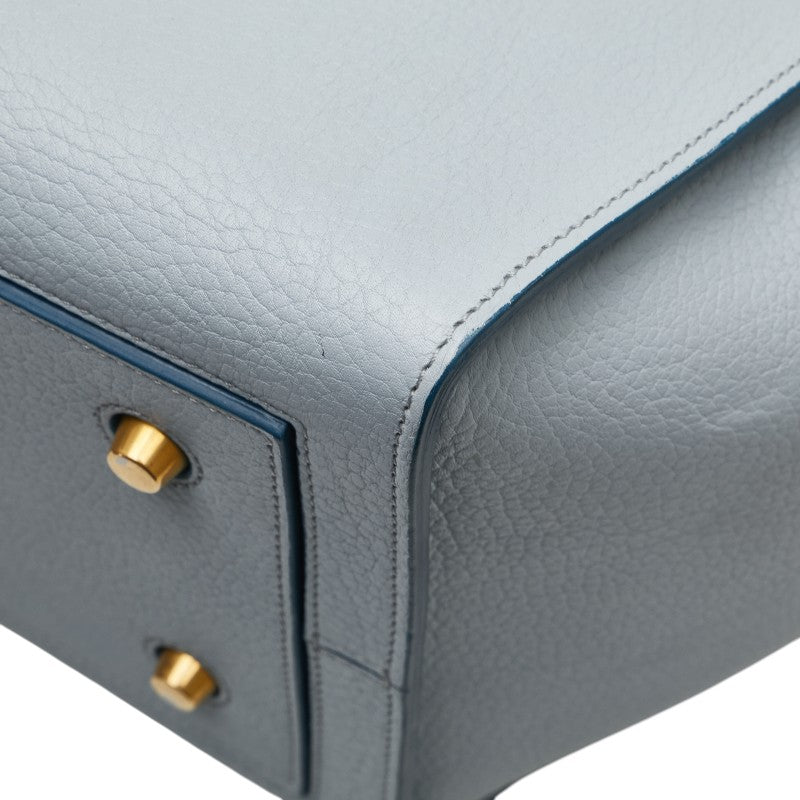 Celine Thai Bag Handbag Light Blue Leather Women's CELINE [Used]