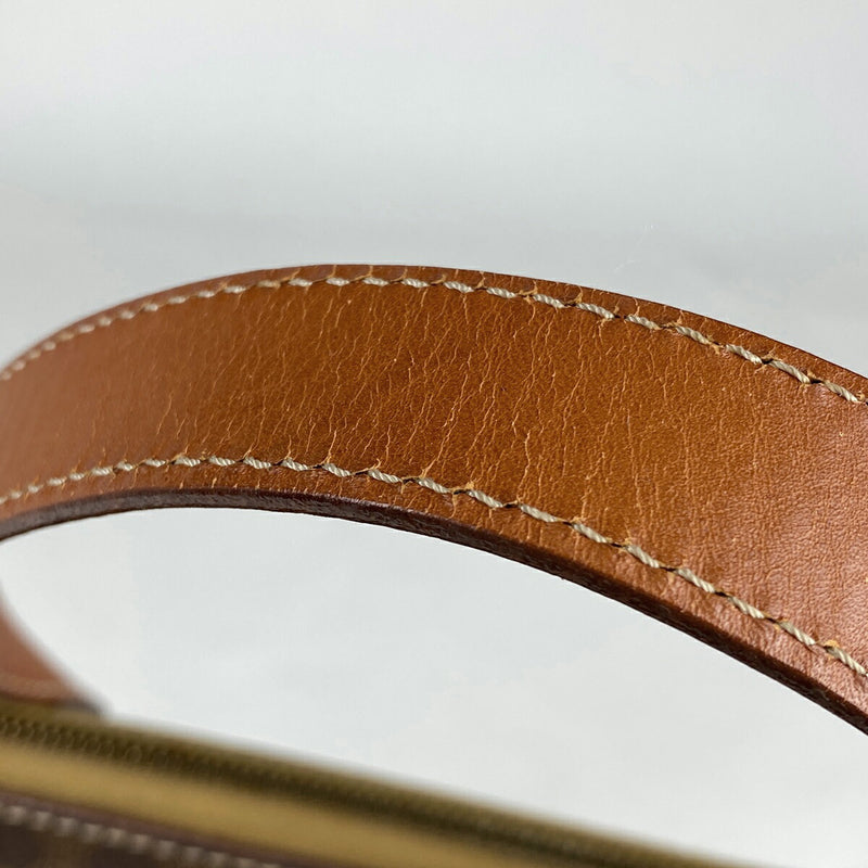 [Clearance Sale] Celine Macadam Pattern Handbag Tote Bag Coated Canvas Brown