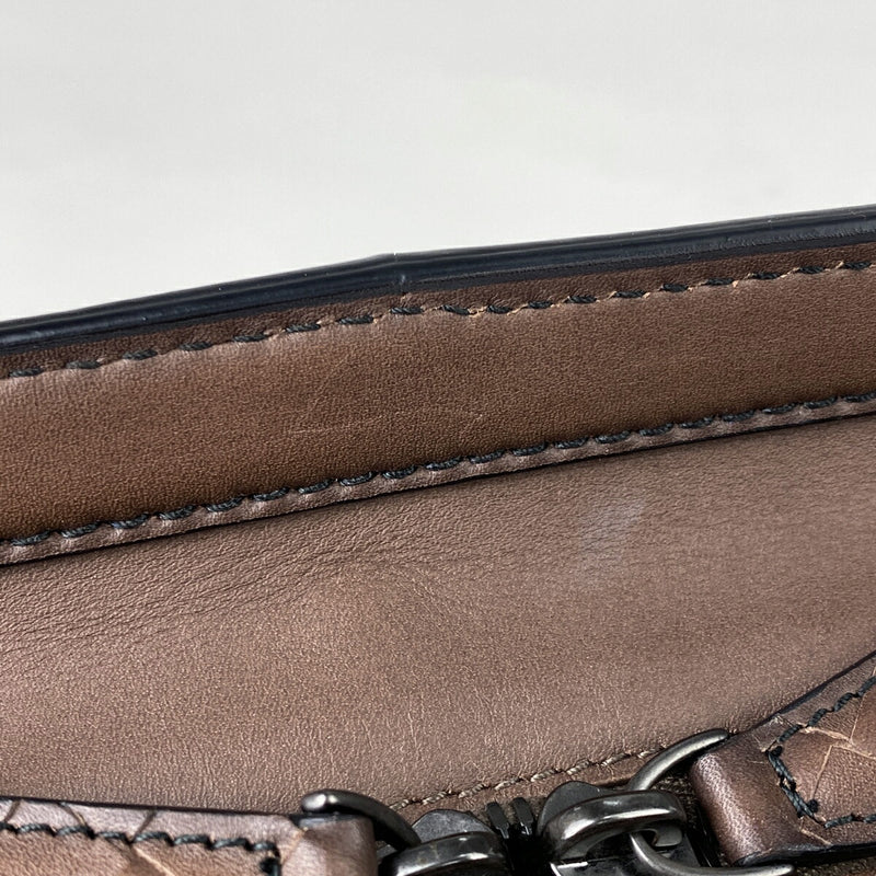 BOTTEGAVENETA Intrecciato Handbag Nappa Braided Handbag Leather Brown Women's