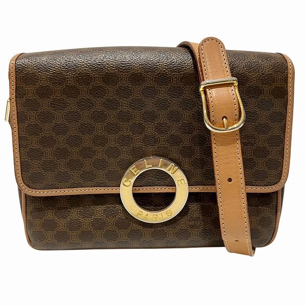 CELINE Macadam Circle Logo Bag Shoulder Bag Women's Free Shipping [Used]