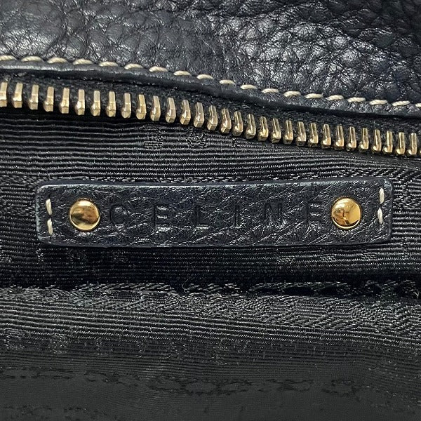 CELINE Bitter Sweet Leather Black Bag Handbag Women's Free Shipping [Used]