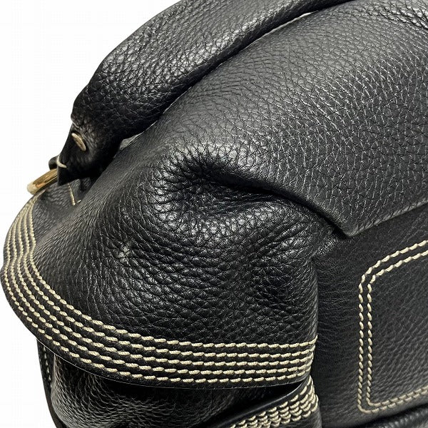CELINE Bitter Sweet Leather Black Bag Handbag Women's Free Shipping [Used]