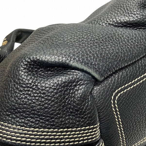CELINE Bitter Sweet Leather Black Bag Handbag Women's Free Shipping [Used]