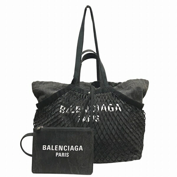 Balenciaga 24 7 791809 Medium Mesh Bag Tote Bag Unisex Free Shipping [Used]