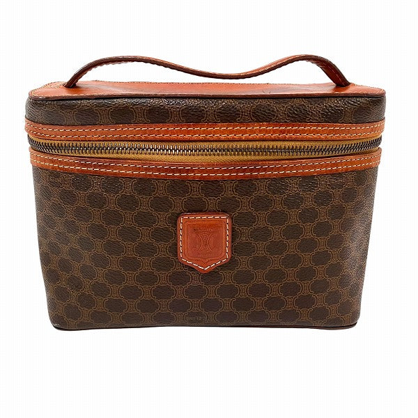 CELINE Macadam Vanity Bag Handbag Women's Free Shipping [Used]