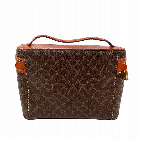 CELINE Macadam Vanity Bag Handbag Women's Free Shipping [Used]