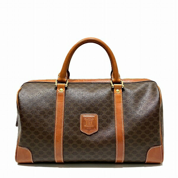 CELINE Macadam Bag Boston Bag Handbag Women's Free Shipping [Used]