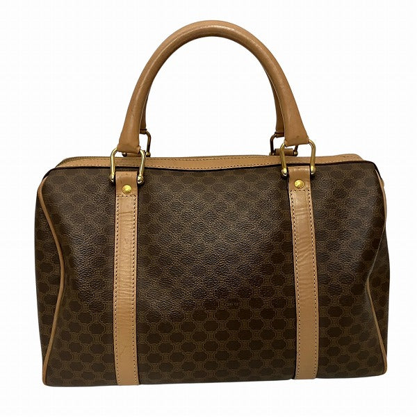 CELINE Macadam Mini Boston Bag Bag Handbag Unisex Free Shipping [Used]