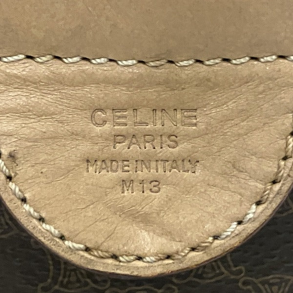 CELINE Macadam Mini Boston Bag Bag Handbag Unisex Free Shipping [Used]