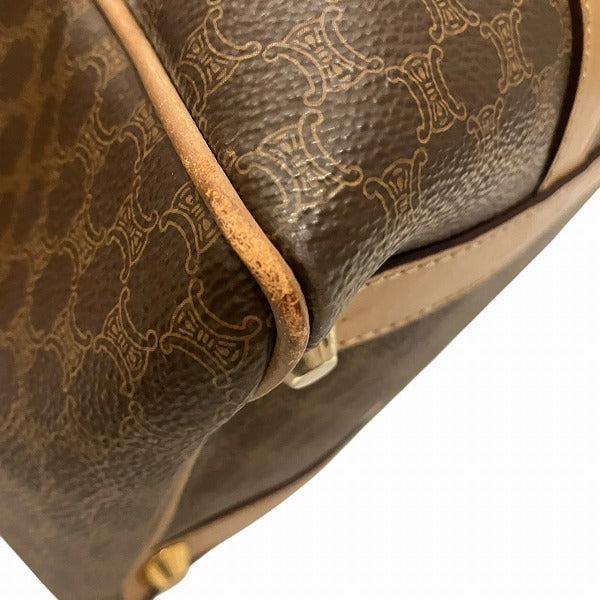 CELINE Macadam Mini Boston Bag Bag Handbag Unisex Free Shipping [Used]