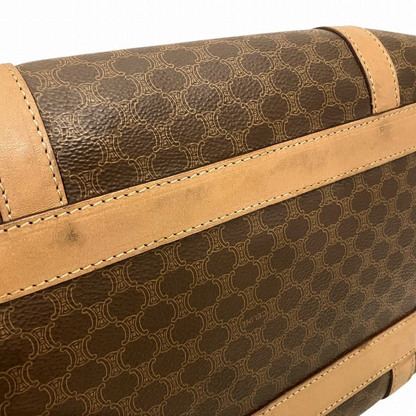 CELINE Macadam Mini Boston Bag Bag Handbag Unisex Free Shipping [Used]