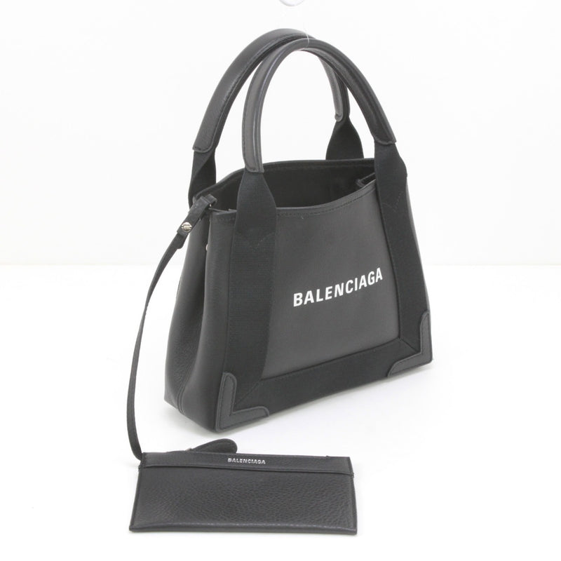 $$[Used] BALENCIAGA Tote Bag with Pouch Black B Rank