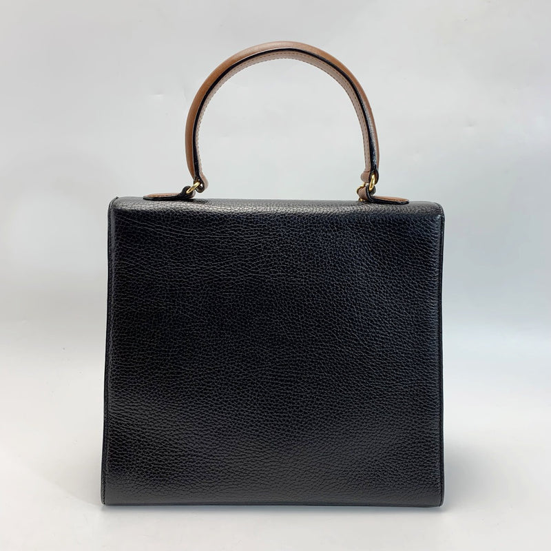 ☆☆ [Used] CELINE M08 Black Handbag Women's Circle Fittings C Rank