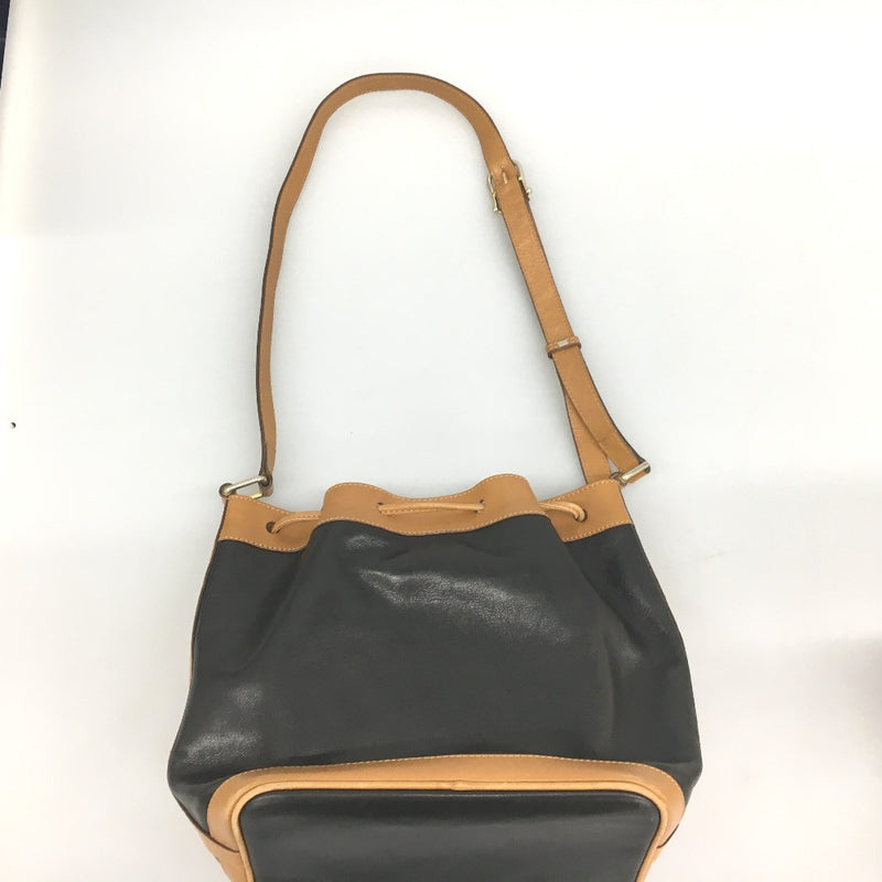△△【Used】CELINE Triomphe Leather Drawstring Shoulder Bag Vintage C Rank