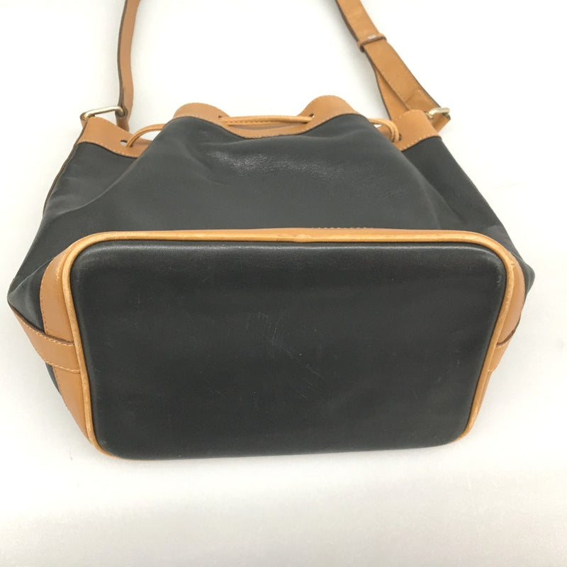 △△【Used】CELINE Triomphe Leather Drawstring Shoulder Bag Vintage C Rank