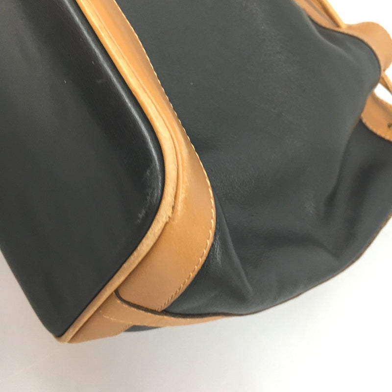 △△【Used】CELINE Triomphe Leather Drawstring Shoulder Bag Vintage C Rank
