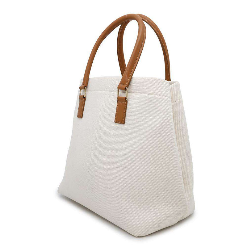 Celine Tote Bag Horizontal Birch 192162BNZ.02NT CELINE Bag White [Guaranteed]