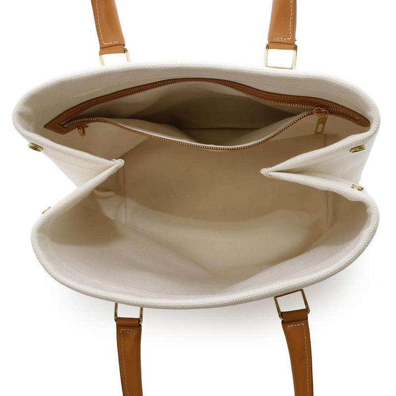 Celine Tote Bag Horizontal Birch 192162BNZ.02NT CELINE Bag White [Guaranteed]