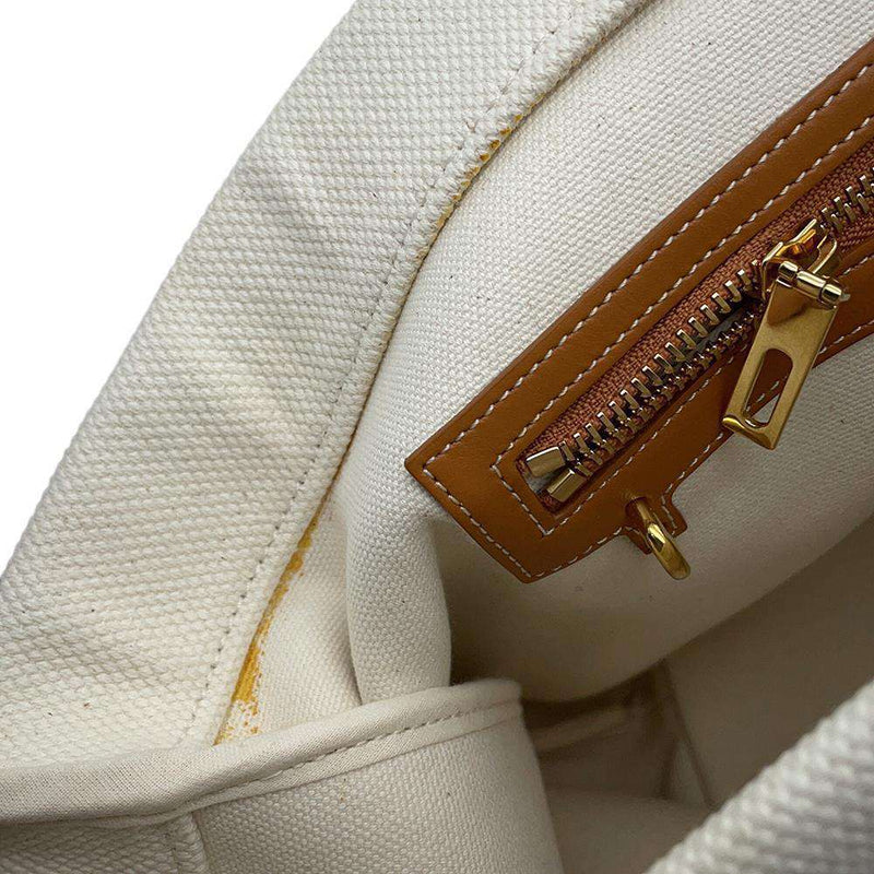 Celine Tote Bag Horizontal Birch 192162BNZ.02NT CELINE Bag White [Guaranteed]