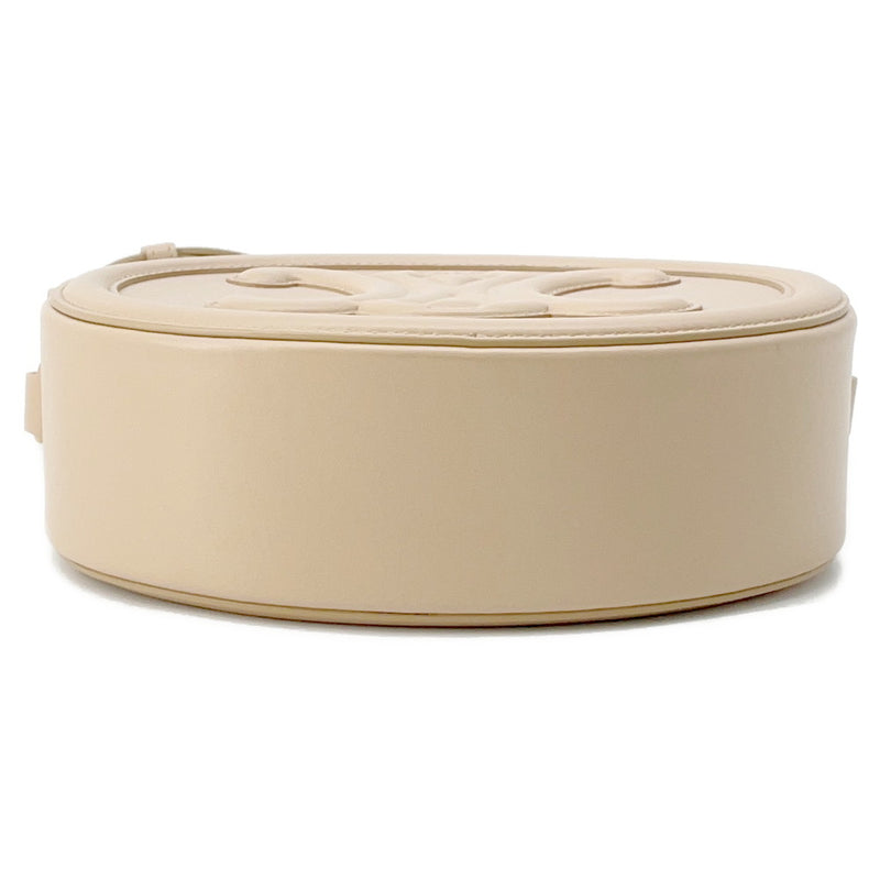 Celine Shoulder Bag Oval Cuil Triomphe Calf Leather 198603DXC.03ND CELINE Beige