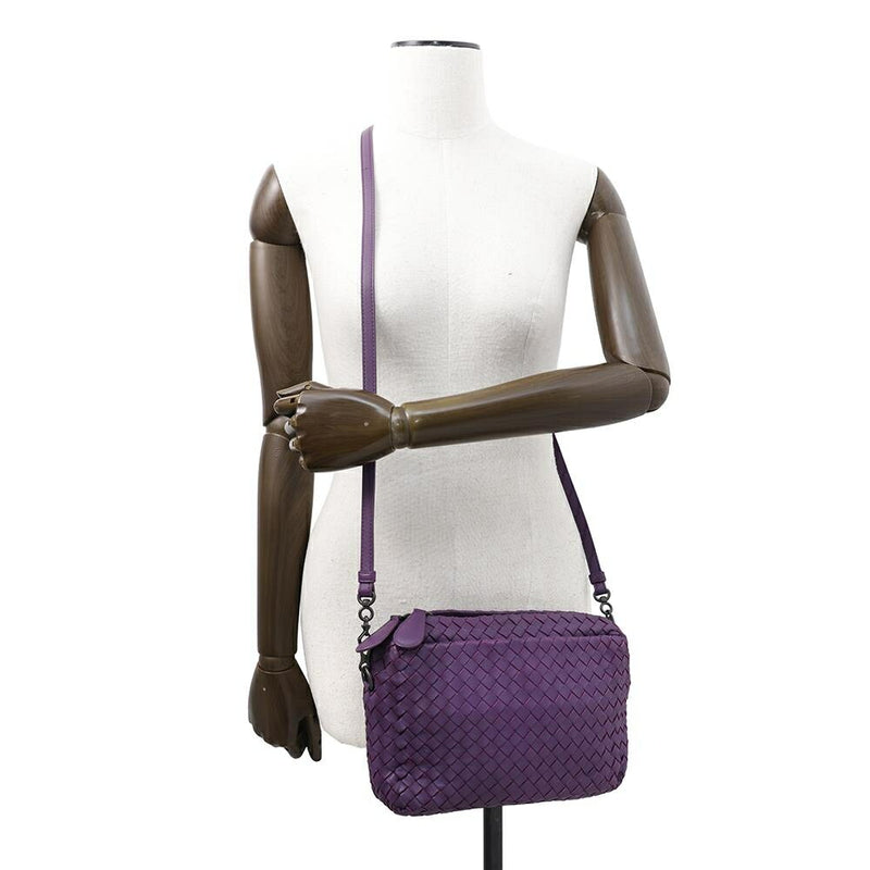 Bottega Veneta Shoulder Bag Intrecciato Leather BOTTEGA VENETA Bag [Guaranteed]