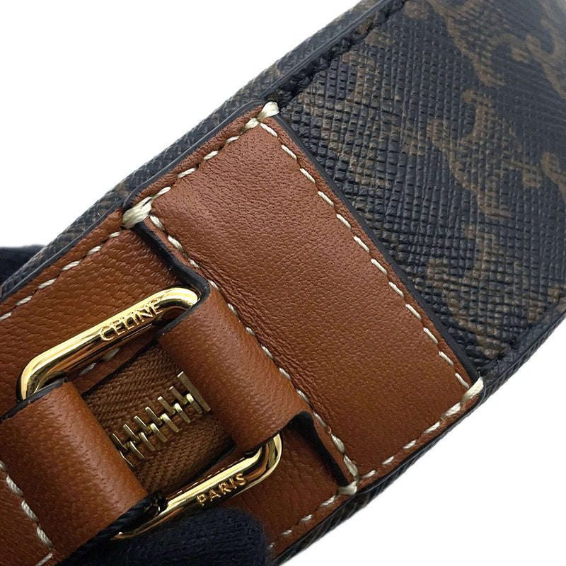Celine Shoulder Bag Triomphe Round Purse 10G342DGZ04BT CELINE Bag [Guaranteed]