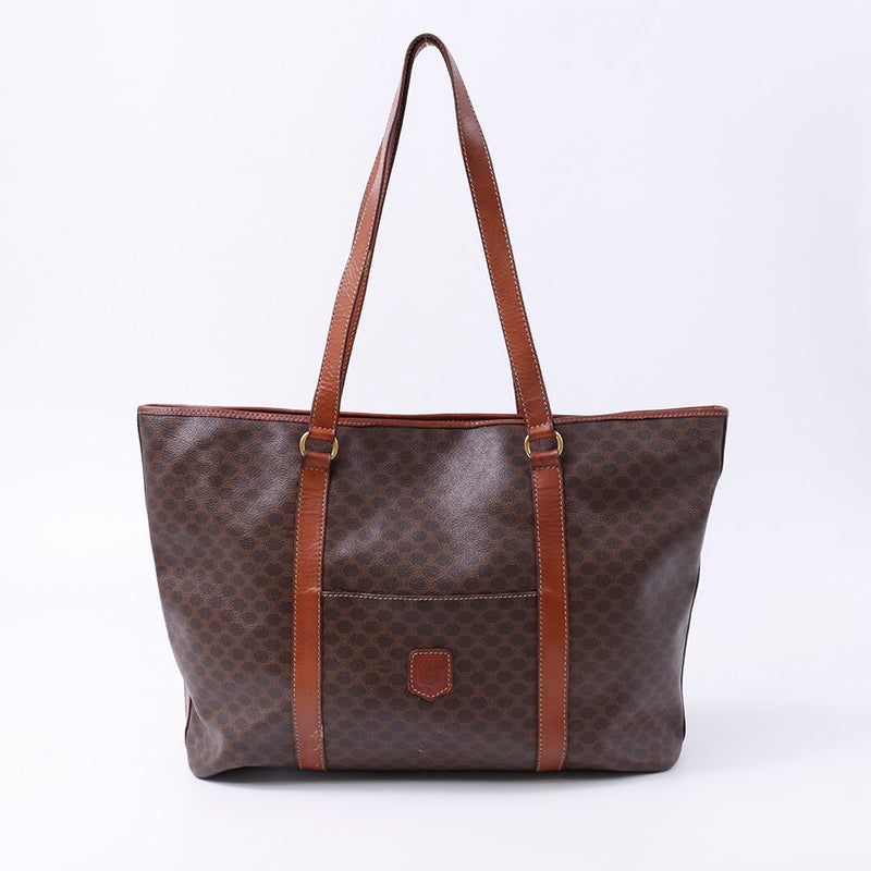 Celine tote bag PVC leather macadam pattern tote CELINE [Peace of mind