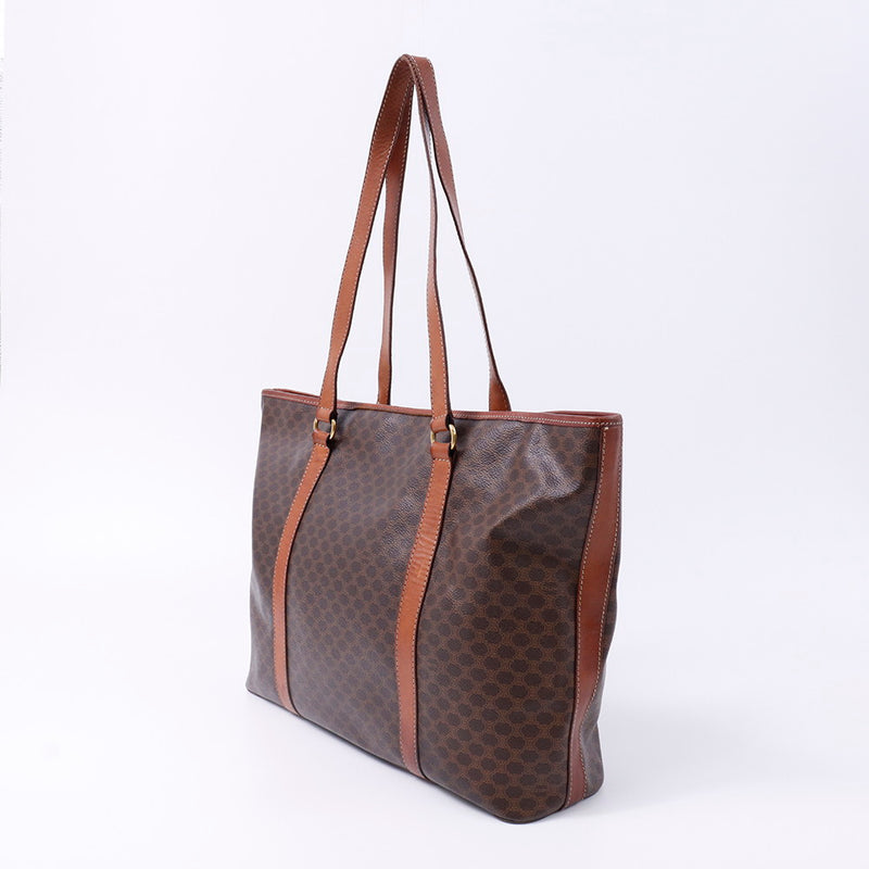 Celine tote bag PVC leather macadam pattern tote CELINE [Peace of mind