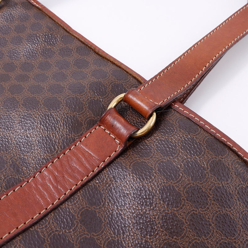 Celine tote bag PVC leather macadam pattern tote CELINE [Peace of mind