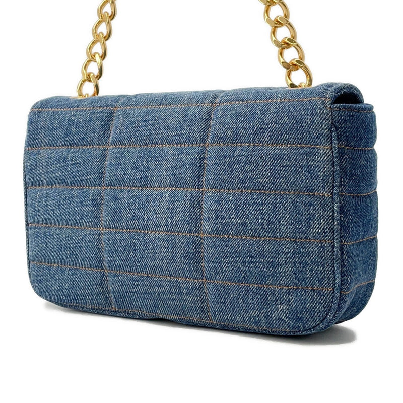 Celine Chain Shoulder Bag Monochrome Denim 11127 2ETN 07DD CELINE Bag [Used]
