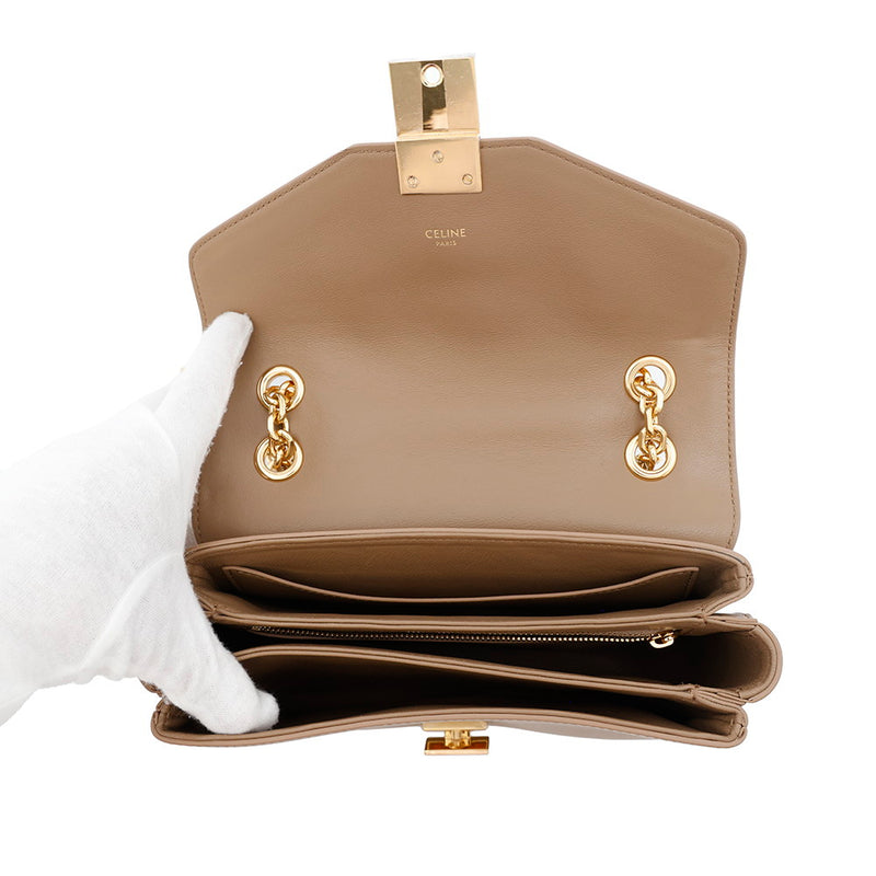 Celine Chain Shoulder Bag C Medium Calf Leather 187253 CELINE Bag [Guaranteed]