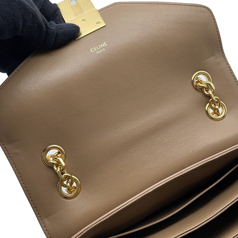 Celine Chain Shoulder Bag C Medium Calf Leather 187253 CELINE Bag [Guaranteed]