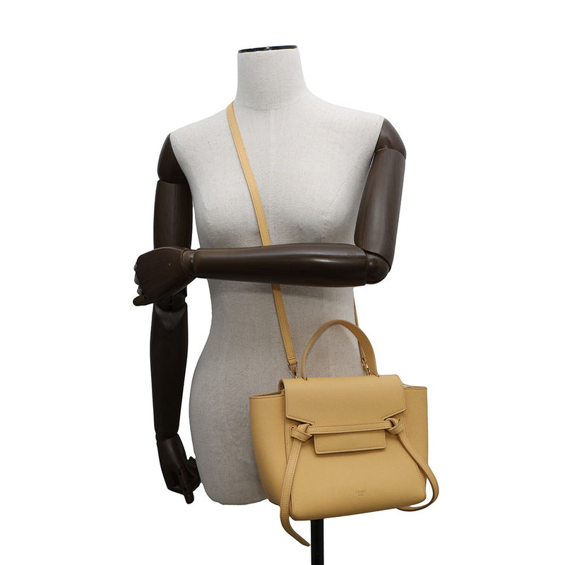 Celine handbag belt bag nano 189003 CELINE 2way [Guaranteed] [Used] Celine bag