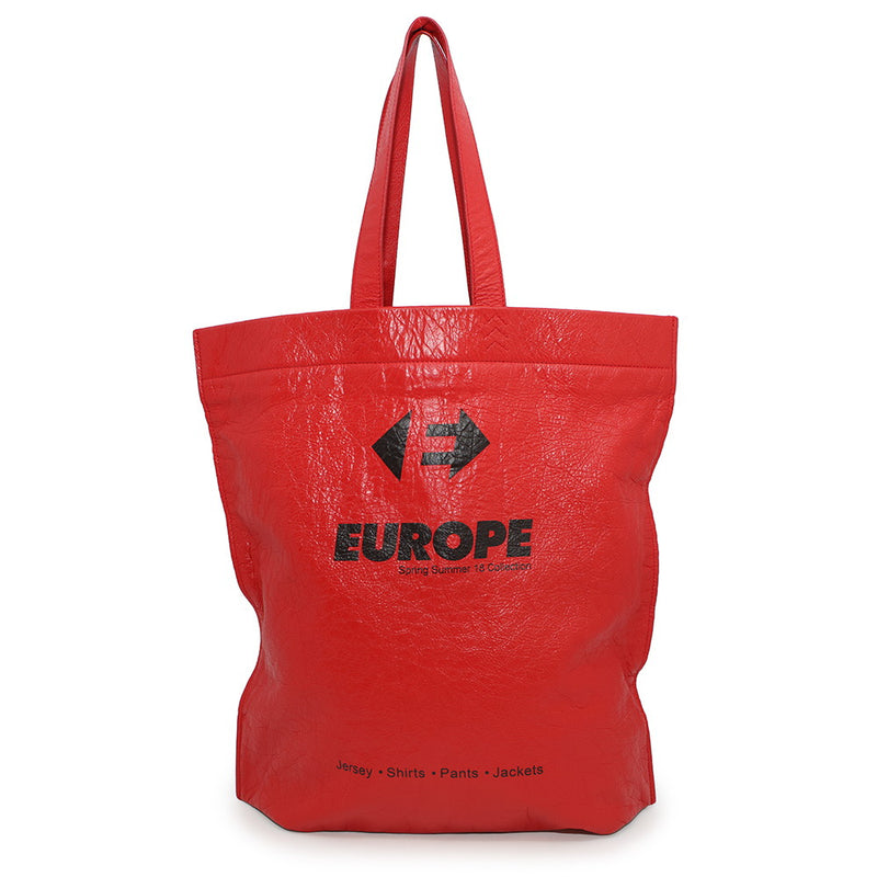 Balenciaga Tote Bag Supermarket Shopper Leather 508454 BALENCIAGA [Peace of