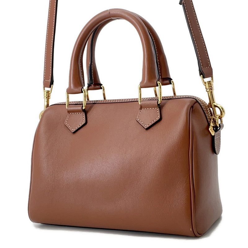 Celine Handbag Triomphe Small Boston Smooth Calf Leather 113773DU3.04LU 2way