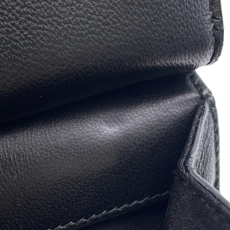 Jimmy Choo Chain Shoulder Bag Logo Leather JIMMY CHOO Bag Black [Guaranteed]